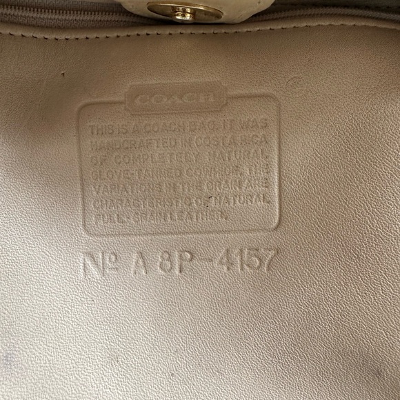 Vintage Coach Green light tan Soho Lightweight Buckle Bag #4157 - Picture 11 of 15